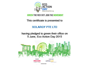 SolarGy pledged to green their office on Eco Action Day